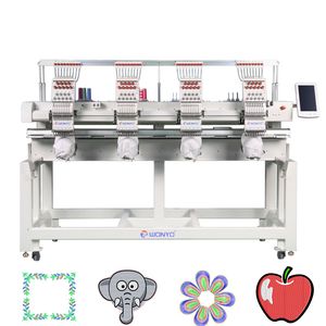 4 Head 9 Needles Computerized Embroidery Machine with CE Certificate