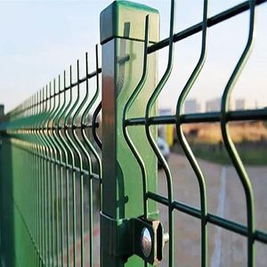 3D Curved Triangle Panel Fence for Garden Use