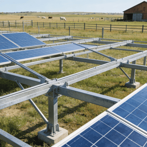 Durable Aluminum PV Ground Mounting System for Reliable Solar Farms