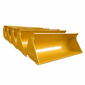 China Manufacturing Durable High-Capacity Wheel Steel Quick Hitch Loader Bucket