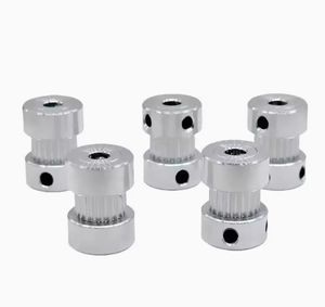 High Precision Standard Synchronous Timing Pulley Aluminum Alloy Material 3m 5m S3m S5m Gt2 Gt3 Gt5 T5 T10 At5 At10
