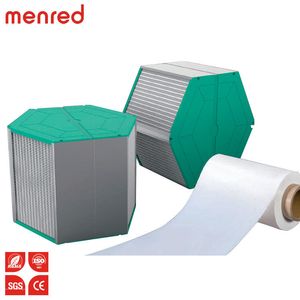 Ventilation System with Heat Recovery Air to Air Heat Exchanger Core Cross Air Flow