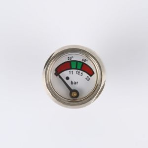 0-28bar Diaphragm Pressure Gauge for Dry Powder Fire Extinguisher