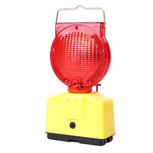 Solar LED Solar Powered Warning Light for Barricade Barrier Road Traffic Safety