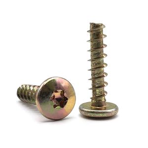 Customized Low Profile Flat Head Screws with Fine Thread for Aluminum Extrusion Frame Assembly and Display Fixtures