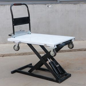 Hydraulic Foldable Truck Lift Platform - Electric Hand Cart for Loading/Unloading Goods