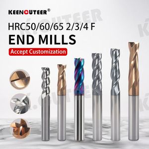 Keencuteer Wholesale The High-Quality Drill End Mill Coating HRC50/60/65 Tungsten Steel Tool