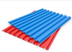 Color-Coated Corrugated Sheets PE SMP HDP PVDF for Commercial Buildings