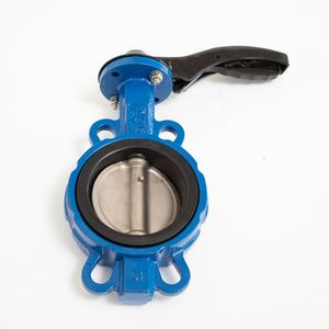 Handle Press Type Rubber Clamp Butterfly Valve