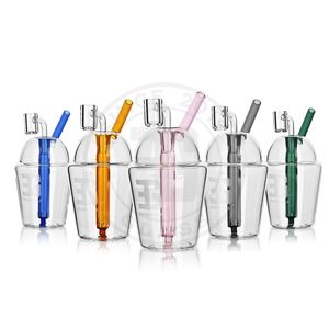 Esigo Grav Design Cup Glass Smoking Accessories Glass Oil Rig Sweet Puff Pipe Glass Water Pipe with Stock Offer