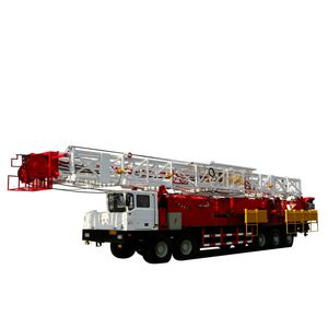 Diesel and Battery Double Power Workover Rig Truck Munted Drilling Rig for Oil Well Service
