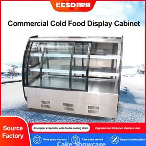 Large Capacity Freezers Refrigerators Display Cake Installments Used Display Vertical Sweet Showcase Refrigerator