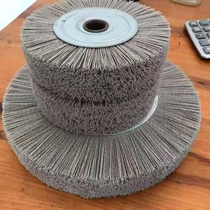 Aluminum Oxide Abrasive Nylon Wire Wheel Brush for Stainless Steel Mold Rust & Scratch Removal