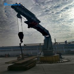 Deck Crane Marine Ship Hydraulic Telescoping Knuckle Offshore Port Crane for Sale