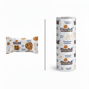 Custom Printing PE Laminated Film Food Dried Bread Cookies Packaging Roll Stock Film