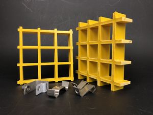 Fiber Reinforced Plastic Walkway Steel FRP Grating