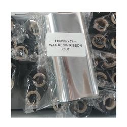 Thermal Transfer Ribbon Ck26 Wax Resin Black 0.5"110*74m for Barcode Printer Machine