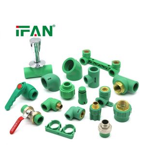 Ifan Plumbing Materials PPR Pipe and Fittings Water Pipe Plomberie PPR Fittings for Engineering