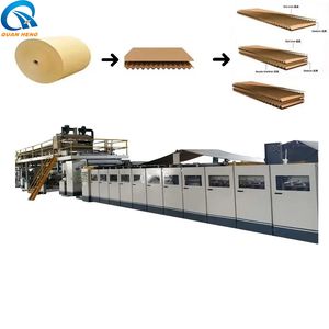 5 Ply Corrugated Cardboard Production Line Double Wall Corrugated Paperboard Production Line Carton Box Making Machine