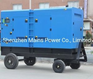 Trailer Mobile Cummins Diesel Generator 100kVA 80kw Trailer Silent Generator