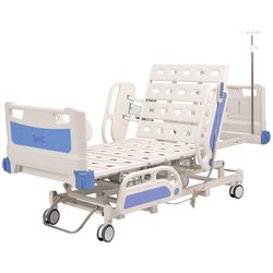 Collapsible Aluminum Alloy Medical with Side Rails 3 Function Electric Bed