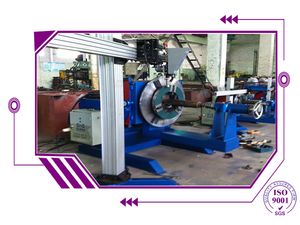 Saddle Section Weld for Hydraulic Cylinder and Pressure Vessels, Shipbuilding Use Welding Manipulator, Boom and Column of Girth Seam MIG Mag Saw Welding