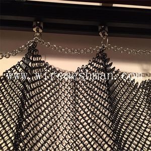 Colorful Metal Decorative Wire Mesh Coil Drapery for Curtain