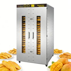 Electric Fruit Dryer Machine 70kg Capacity Commercial Meat Drying Food Dehydrator
