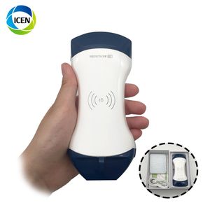 in-AC5mc Handheld HD Portable Doppler Wireless Linear Convex Dual Probe Ultrasound Scanner