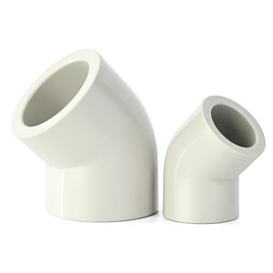 Metric DIN Pph 45 Degree Elbow (DN15-DN100) Socket Fusion Fitting