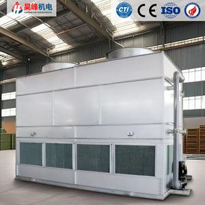 Closed Type Industrial Cooling Counterflow Cooling Tower with Motor Water Cooling for Food Industry and Power Plant