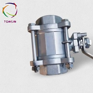 High Quality Stainless Steel Flange 3PC Floating Ball Valve