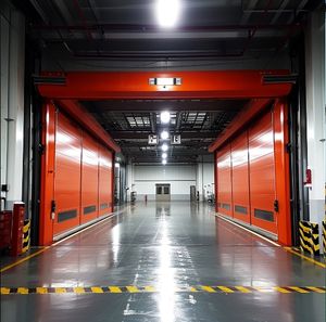 Customized PVC Rapid Door Waterproof Insulated High Speed Roll up Door for Cold Storage