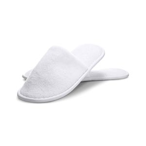Custom Logo Disposable Hotel Slippers Luxury Personalized EVA Sole with White Coral Fleece for Guests