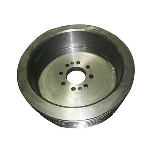 Densen Customize Steel Forged Machining Elevator Wheel, Lift Spare Parts Traction Wheel Manufacturer
