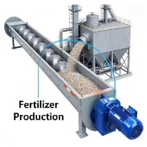 Pressure Resistant Custom U-Type Industry Shaftless Screw Conveyor for Paper Mills