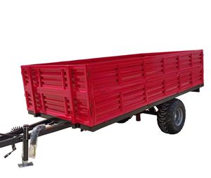Factory Supply Tractor Mouted 5t - 10t Trailer, Hydraulic Unloading Farm Trailer