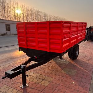 High Quality Hydraulic Self-Unloading Agricultural Trailer for Tractor with Customizable Options