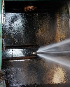 1480rpm 90kw High Pressure Water Equipment for Metal Rust Cleaning
