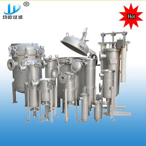 High Quality Stainless Steel Liquid Bag Filter Housing