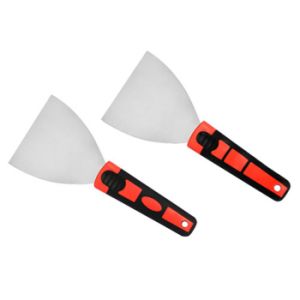 Wholesale New Tools Household Hand Tools Putty Knife with Rubber Handle for Building Construction