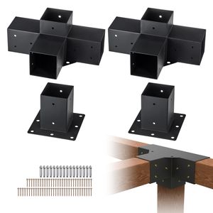 Pergola Kit Elevated Wood Stand Kit Woodwork Hunting Blind Deer Stand Bracket for 4 "X 4" Lumber