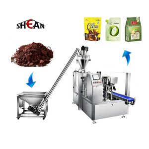 High Speed Milk Coffee Wheat Flour Powder Premade Bag Packing Machine