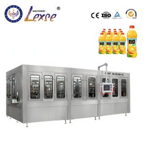 Complete Line Automatic Pet Bottle Non-Carbonated Coconut Water Beverage Clear Orange Juice Fruit Jam Sauce Beer Making Filling Bottling Capping Packing Machine