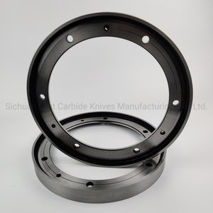 Sold Cemented Tungsten Carbide Insert Knives Blade with Inlaid HSS Alloy Ring for Slitting Paper Rewinding, Film, PC, PS, and Other Materials Cutting