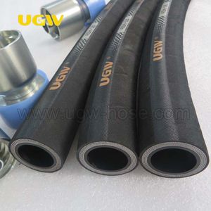 Good Quality 4sp/4sh Spiral Wires Reinforced Hydraulic Rubber Pipe Hose with Msha Cover