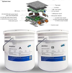 2-3W High Thermal Conductivity Potting Silicone for on-Board Charger Potting Sealing and Heat Dissipation