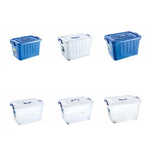 Wholesale Sealed Transparent Plastic Rice Pet Food Grain Storage Box Dry Food Storage Jar