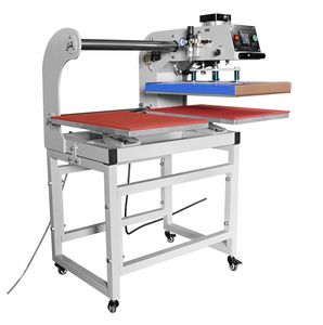 up-Sliding Pneumatic Double Station Heat Press Machine
