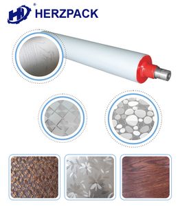Steel Embossing Roller for Wood Plastic WPC Sheet Board Plate Film